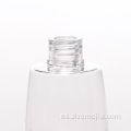 Envase de envases cosméticos de plástico en botellas botella de spray